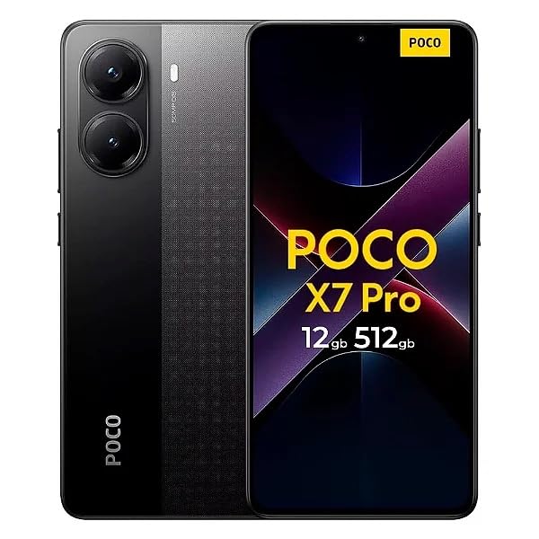 POCO X7 Pro 本体 ブラック Smartphone Xiaomi Poco X7 Pro 5G NFC Preto Black 512GB ROM 12GB